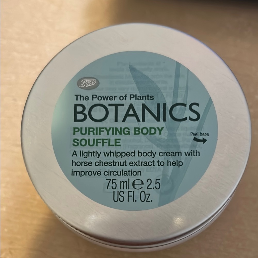 Boots Botanics Purifying Body Souffle - Green